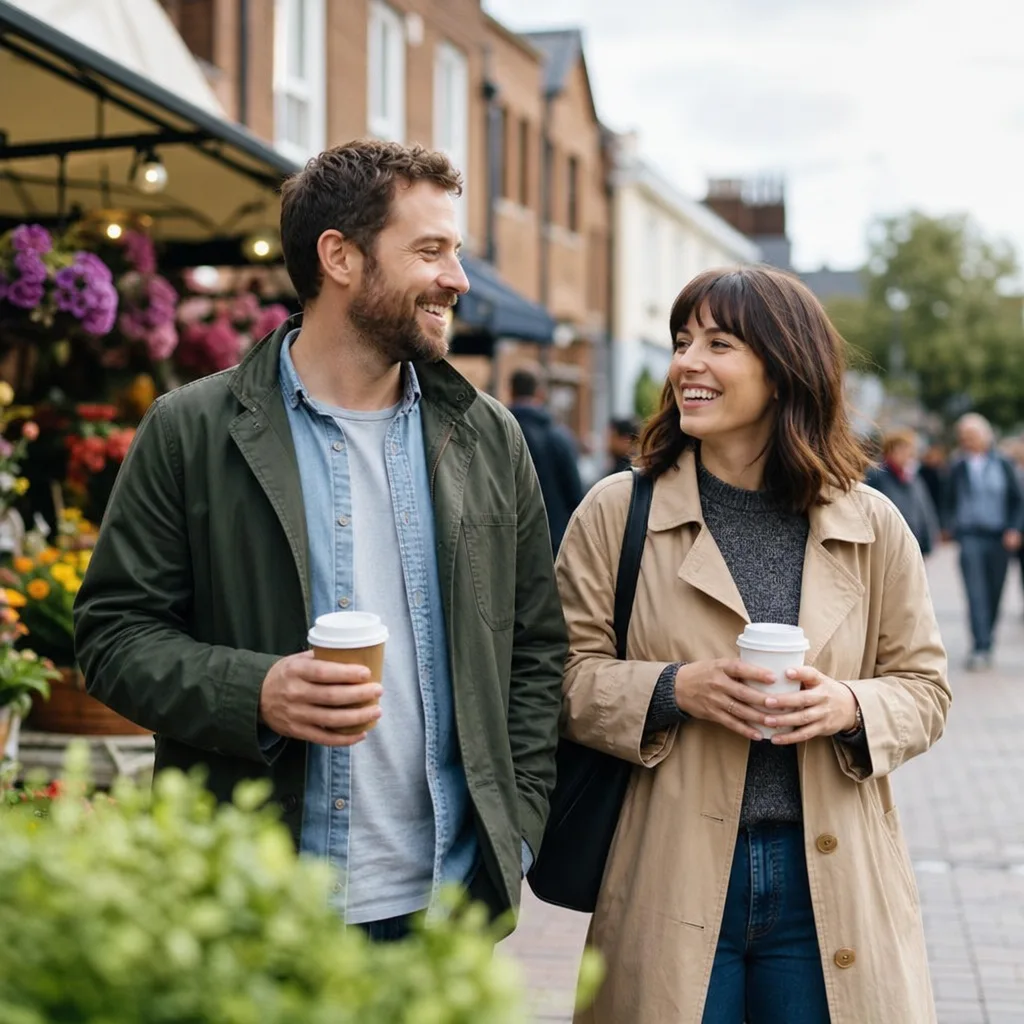 A relaxed coffee meeting near Basingstoke town centre
